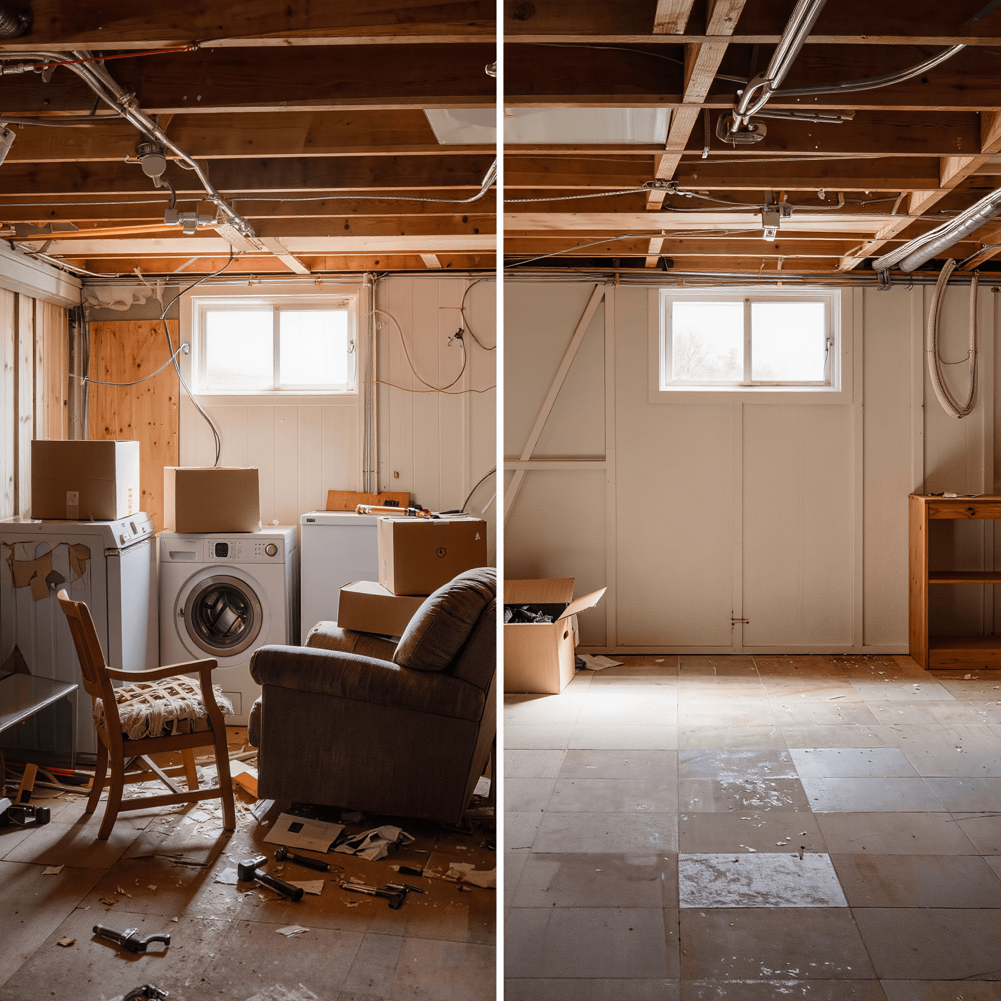 Junk loaded for removal in our truck