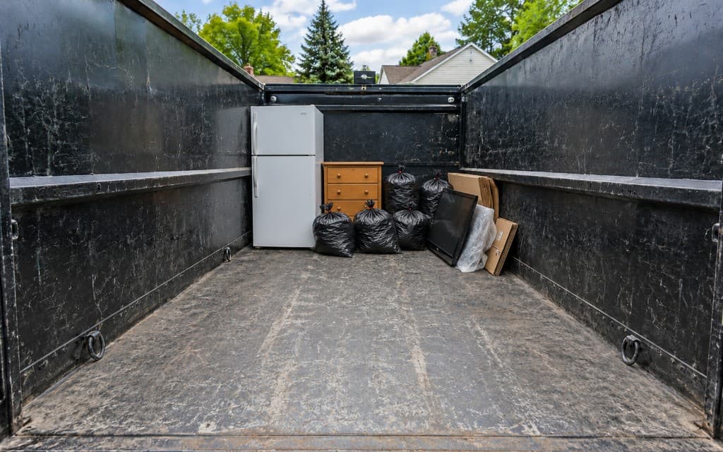 Quarter truck load of furniture and junk